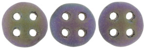 CzechMates QuadraLentil 6mm : Matte - Iris - Purple