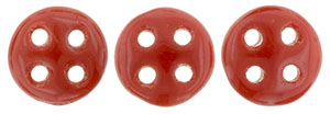 CzechMates QuadraLentil 6mm : Opaque Red