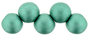 Top Hole Round 6mm : ColorTrends: Satin Metallic Teal