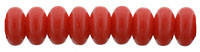 Rondelle 4mm : Opaque Red