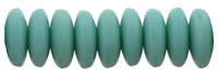 Rondelle 6mm : Matte - Turquoise