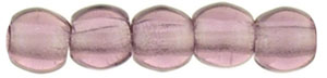 Round Beads 2mm : Med Amethyst
