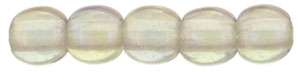 Round Beads 2mm : Luster Iris - Black Diamond