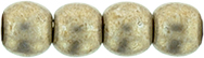 Round Beads 3mm : ColorTrends: Saturated Metallic Hazelnut