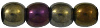 Round Beads 4mm : Iris - Brown