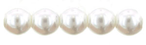 Pearl Coat - Round 4mm : Pearl - Snow
