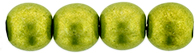 Round Beads 6mm : ColorTrends: Saturated Metallic Lime Punch