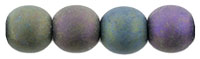 Round Beads 6mm : Matte - Iris - Purple
