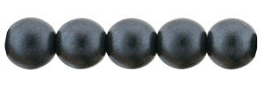 Glass Pearls 6mm : Charcoal