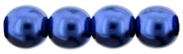 Pearl Coat - Round 6mm : Pearl - Royal Blue