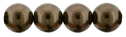 Pearl Coat - Round 8mm : Pearl - Chocolate