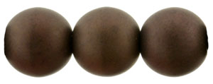 Round Beads 8mm : Matte - Dk Bronze