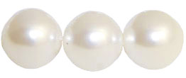 Pearl Coat - Round 10mm : Pearl - Snow