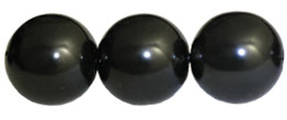 Pearl Coat - Round 10mm : Pearl - Black