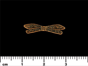 Dragonfly Wings 3/22mm : Antique Copper
